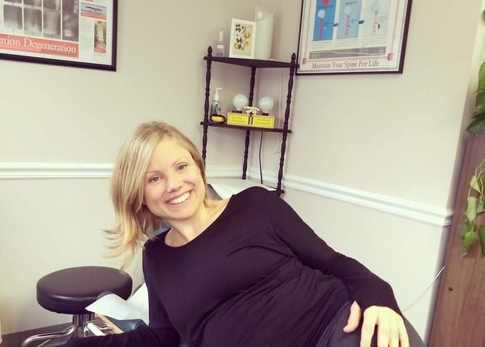 Chiropractic patient at Dancingspine